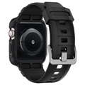 Spigen Rugged Armor Pro Apple Watch 9/8/SE (2022)/7/SE/6/5/4 TPU Kotelo - 44mm/45mm - Musta