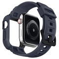 Spigen Rugged Armor Pro Apple Watch 9/8/SE (2022)/7/SE/6/5/4 TPU Kotelo - 44mm/45mm - Sininen