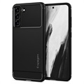 Spigen Rugged Armor Samsung Galaxy S21 FE 5G TPU-Kotelo - Musta