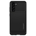 Spigen Rugged Armor Samsung Galaxy S21 FE 5G TPU-Kotelo - Musta