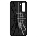 Spigen Rugged Armor Samsung Galaxy S21 FE 5G TPU-Kotelo - Musta