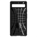 Spigen Rugged Armor Google Pixel 6a TPU-Kotelo - Musta