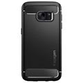 Samsung Galaxy S7 Spigen Rugged Armor Kotelo - Musta