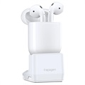 Spigen S313 AirPods / AirPods 2 Latausasema - Valkoinen