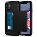 Spigen Slim Armor CS iPhone 11 Suojakotelo - Musta