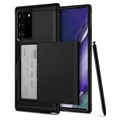 Spigen Slim Armor CS Samsung Galaxy Note20 Ultra Suojakotelo - Musta