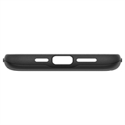 iPhone 15 Pro Spigen Slim Armor CS Suojakotelo - Musta