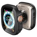 Spigen Thin Fit 360 Apple Watch Ultra/Ultra 2 Suojakuori Panssarilasilla - 49mm - Musta