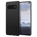 Spigen Thin Fit Samsung Galaxy S10 Suojakuori - Musta