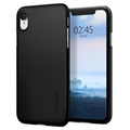 iPhone XR Spigen Thin Fit Suojakuori - Musta