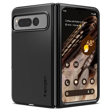 Spigen Thin Fit Google Pixel Fold Hybridikotelo - Musta