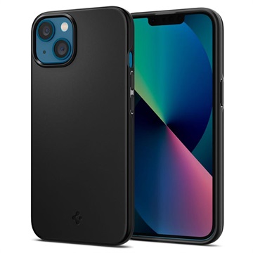 Spigen Thin Fit iPhone 13 Hybridikotelo - Musta