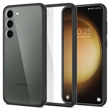 Spigen Ultra Hybrid Samsung Galaxy S23 5G Suojakuori - Musta