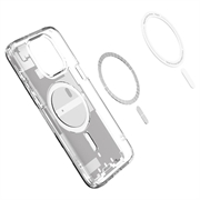 iPhone 15 Pro Max Spigen Ultra Hybrid Mag Kotelo - Valkoinen / Zero One