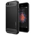 iPhone 5/5S/SE Spigen Ultra Rugged Capsule Suojakuori - Musta