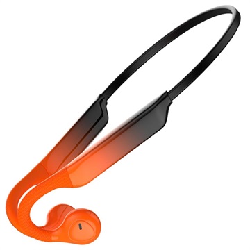 Sports Bluetooth 5.0 Air Conduction Kuulokkeet K9 - Oranssi / Musta