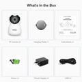 SriHome SH036 3MP Wi-Fi Smart PTZ-kamera - EU-pistoke