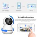 SriHome SH036 3MP Wi-Fi Smart PTZ-kamera - EU-pistoke