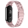 Xiaomi Smart Band 8 Ruostumaton Teräsranneke - Pinkki