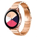 Samsung Galaxy Watch Active Ruostumaton Teräshihna - Ruusukulta