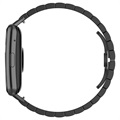 Huawei Watch Fit Ruostumaton Teräshihna Perhoslukolla - Musta