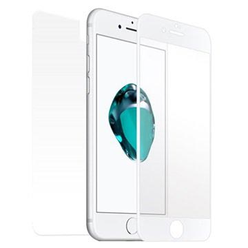 iPhone 7/8/SE (2020)/SE (2022) Star-Case Fullcover 3D Karkaistu lasis - Valkoinen