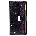 Starlight Series Samsung Galaxy S22 5G Lompakkokotelo - Musta