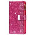 Starlight Series Samsung Galaxy S22 5G Lompakkokotelo - Kuuma Pinkki