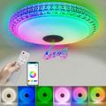 Tähtitaivas Smart LED-kattovalaisin Bluetooth-kaiuttimella, herätyskellolla - 36W/30cm