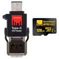 Strontium Nitro 466X MicroSDXC-kortti SRN128GTFU1P