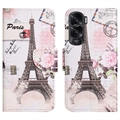 Honor 90 Lite/X50i Style Series Lompakkokotelo - Eiffel Torni