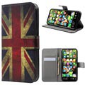 iPhone X / iPhone XS Style Lompakkokotelo - Englannin Lippu