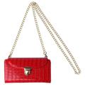 Guess Saffiano Triangle Logo Olkalaukku - Musta