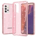 Stylish Glitter Series Samsung Galaxy A53 5G Hybridikotelo - Pinkki
