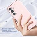 Samsung Galaxy S23 FE Stylish Glitter Sarja TPU Suojakuori - Pinkki