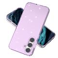Samsung Galaxy S23 FE Stylish Glitter Sarja TPU Suojakuori - Violetti