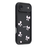 iPhone Air Tyylikäs iskunkestävä TPU kotelo korotetuilla reunoilla - Musta / Rusetti