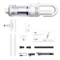 Suitu ST-8003CG Kannettava 2-in-1 pölynimuri autoon/kotiin - 6000Pa - valkoinen
