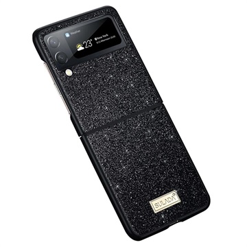 Sulada Celebrity Series Samsung Galaxy Z Flip4 Hybridikotelo - Musta