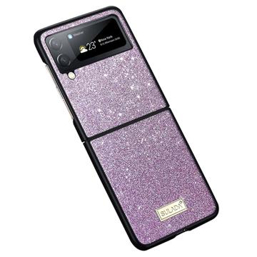 Sulada Celebrity Series Samsung Galaxy Z Flip4 Hybridikotelo - Violetti