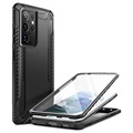 Supcase Clayco Xenon Samsung Galaxy S21 Ultra 5G Hybridikotelo - Musta