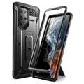 Supcase Unicorn Beetle Pro Samsung Galaxy S22 Ultra 5G Hybridikotelo - Musta