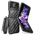 Supcase Unicorn Beetle Pro Samsung Galaxy Z Flip3 5G Hybridikotelo - Musta