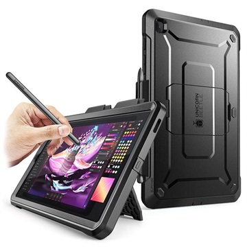 Supcase Unicorn Beetle Pro Samsung Galaxy Tab S6 Lite 2020/2022 Hybridikotelo - Musta