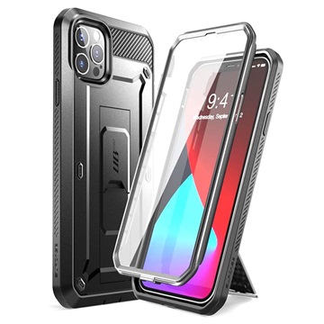 Supcase Unicorn Beetle Pro iPhone 12/12 Pro Hybridikotelo - Musta