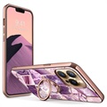 Supcase i-Blason Cosmo Snap iPhone 13 Pro Max Kotelo - Violetti Marmori