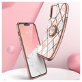 Supcase i-Blason Cosmo Snap iPhone 13 Pro Kotelo - Pinkki Marmori