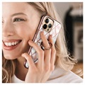 Supcase i-Blason Cosmo Snap iPhone 13 Pro Kotelo - Pinkki Marmori