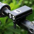 Super Power USB ladattava LED-pyörävalo 2400Lm MTB-turvallisuus taskulamppu LED polkupyörän etuvalo