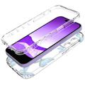Sweet Armor Series iPhone 14 Pro Hybridikotelo - Siniset perhoset